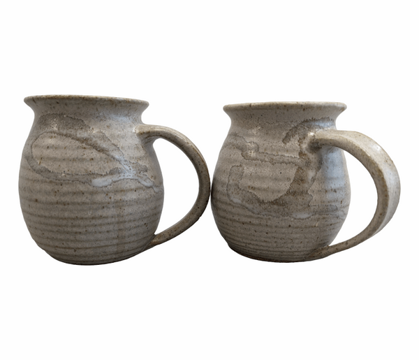 Pair of Vintage Studio Pottery Mugs KW Consignment Inc.