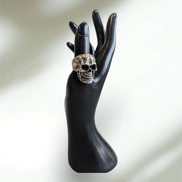Stainless Steel Skull Ring Size 8.5