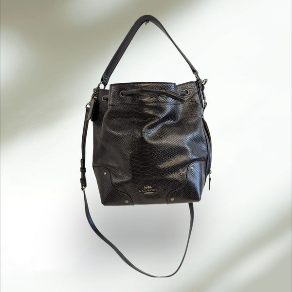 COACH Mickie Drawstring Shoulder Bag