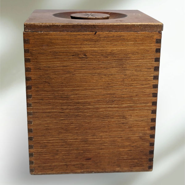 Vintage Wooden Stacking Box/Canister Set of 4