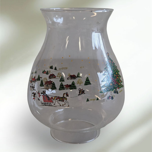Christmas Oil Lamp or Candle Shade
