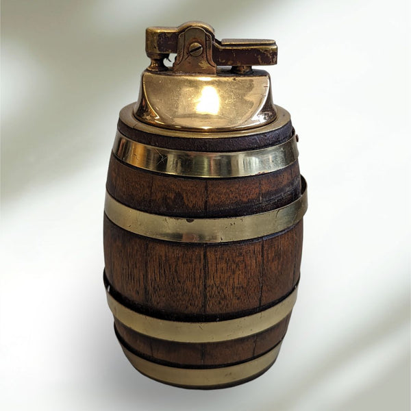 Vintage Lighter Wood Barrel