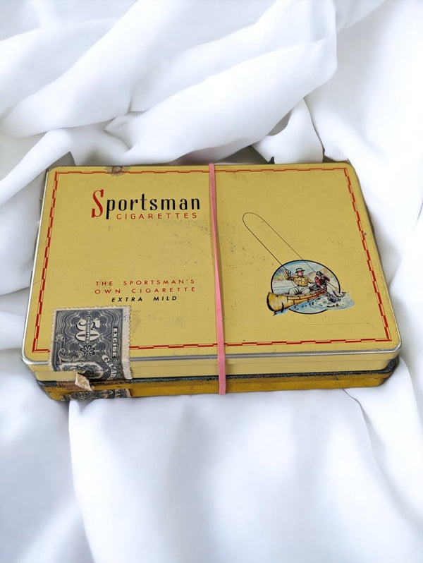 Vintage Sportsman Cigarette Box