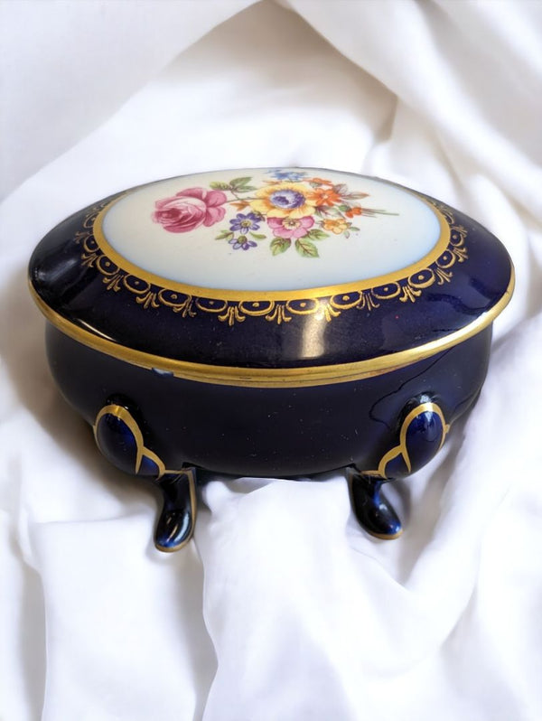 Vintage Porcelain Trinket/Jewelry Box