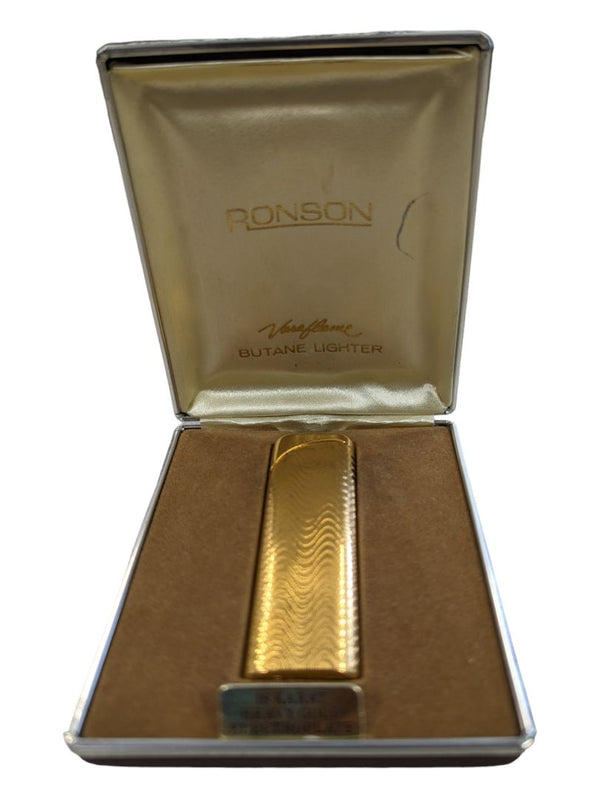 Vintage Ronson 18k Heavy Gold Lighter