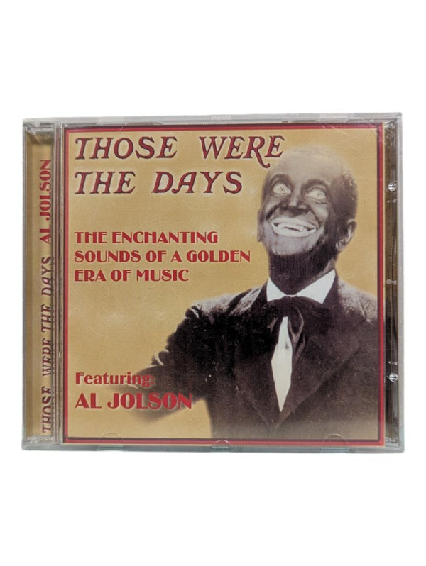 Those Were the Days featuring Al Jolson CD