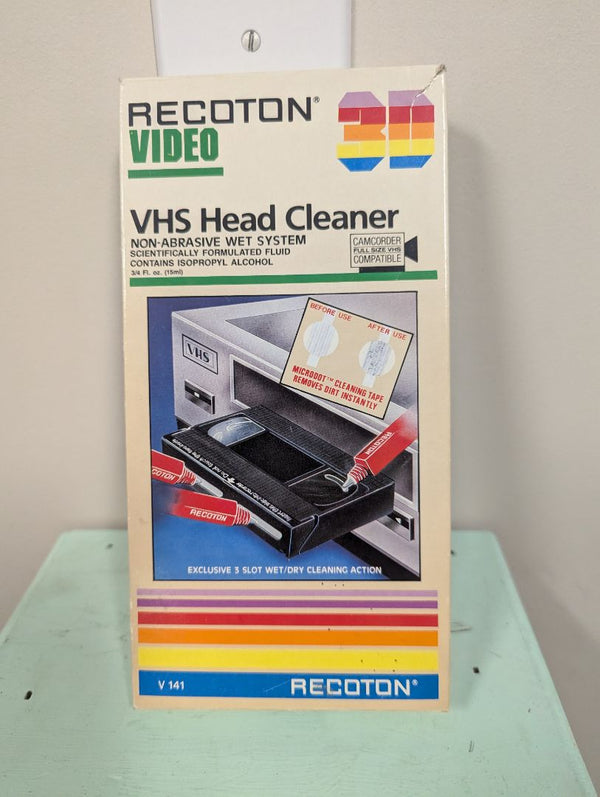 Vintage VHS HEAD CLEANER