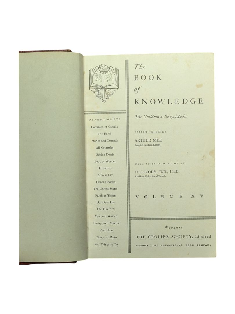 The Book of Knowledge Volumes 1-20 Collection (10 books)