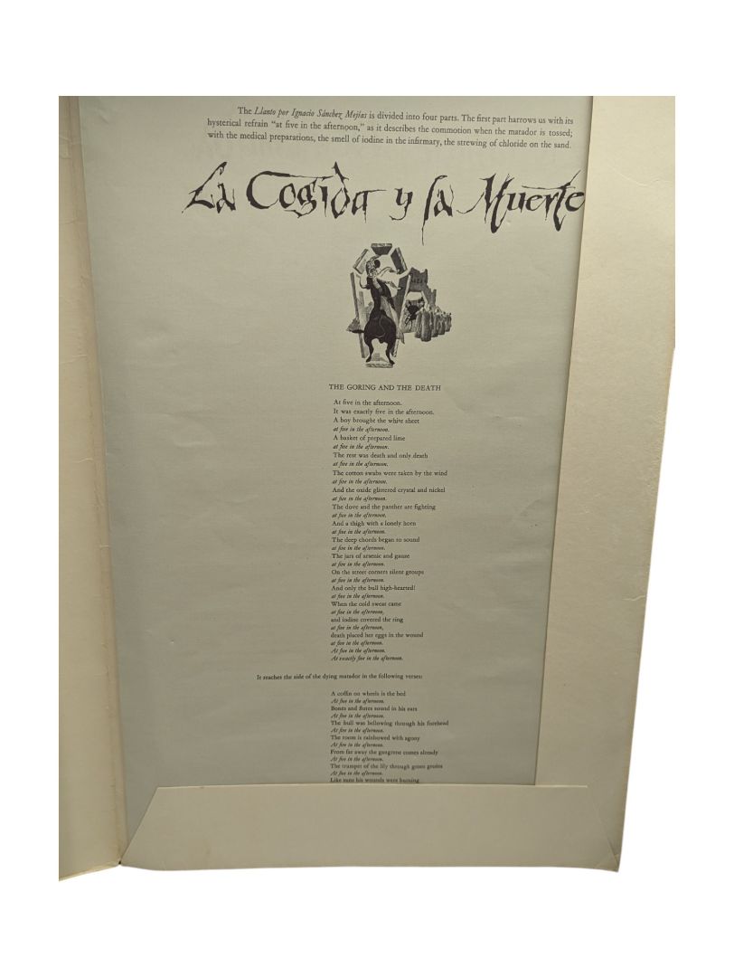 Lament for the Death of a Matador John Fulton (6 signed Lithographs)