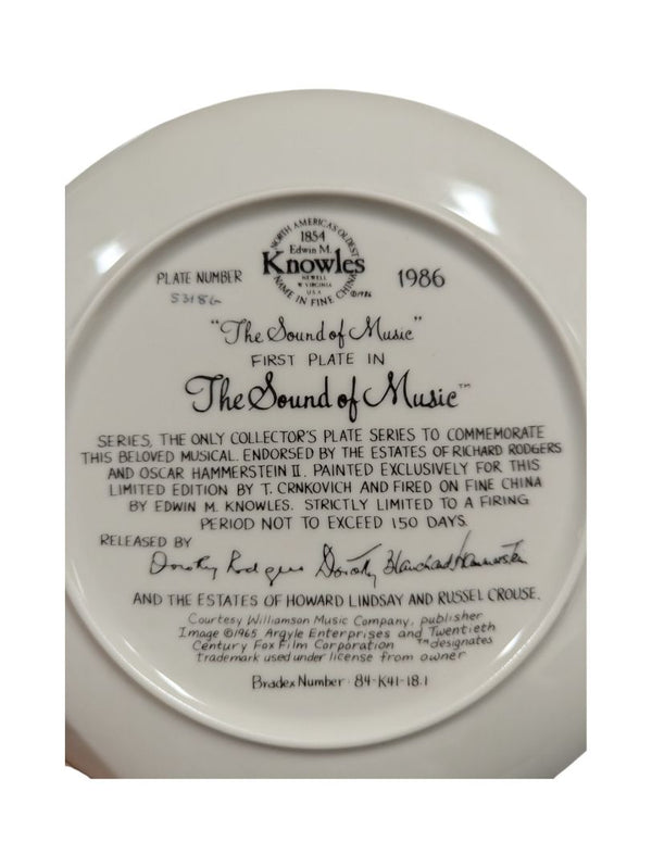 Collection of 8 The Sound of Music Plates