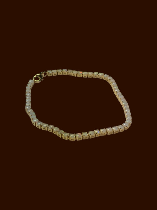 Effy 14K Yellow Gold Opal Bracelet w/ COA, Insurance Appraisal