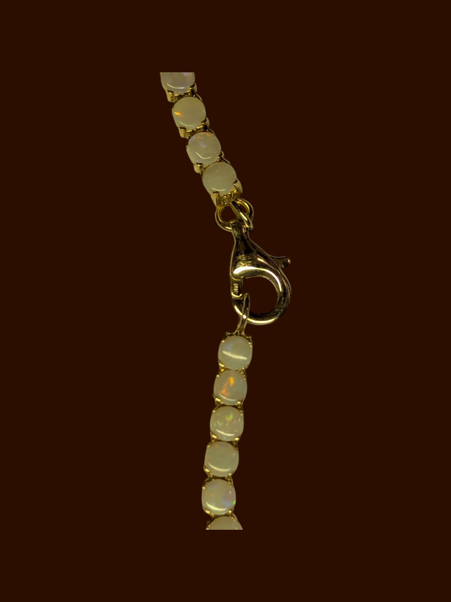 Effy 14K Yellow Gold Opal Bracelet w/ COA, Insurance Appraisal