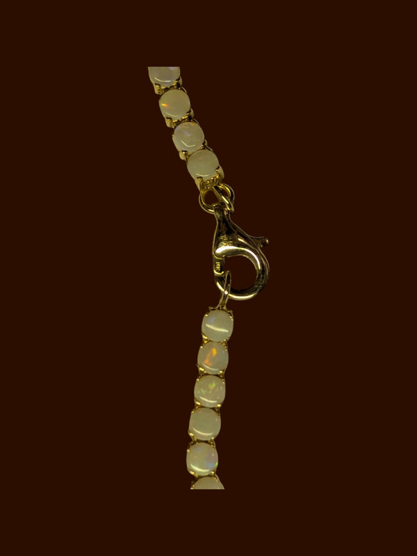 Effy 14K Yellow Gold Opal Bracelet w/ COA, Insurance Appraisal