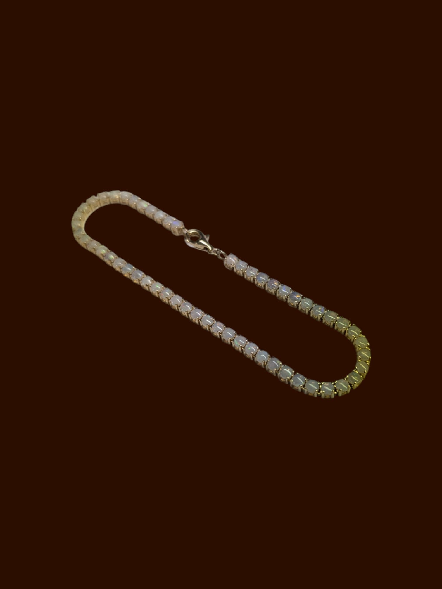 Effy 14K Yellow Gold Opal Bracelet w/ COA, Insurance Appraisal
