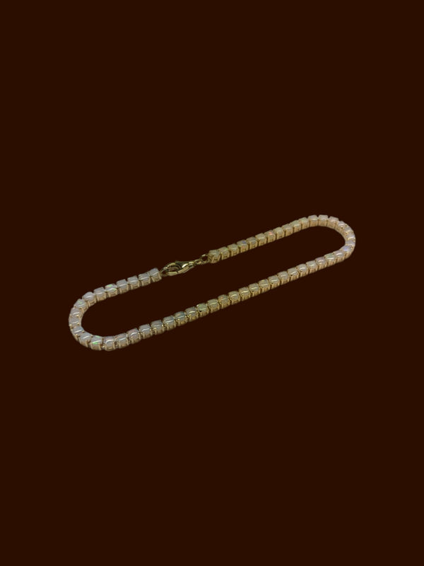 Effy 14K Yellow Gold Opal Bracelet w/ COA, Insurance Appraisal