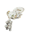 Herend Hungary Rothschild Bird Set (set of 8)
