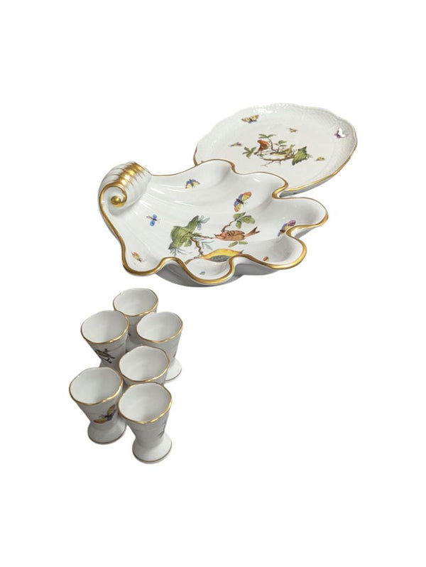 Herend Hungary Rothschild Bird Set (set of 8)