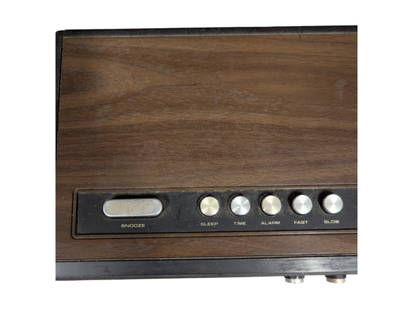 Working JC Penney 8-Track Stereo Clock AM/FM Radio w/ 3 boxes of 8-Track Tapes
