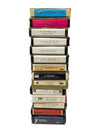 Working JC Penney 8-Track Stereo Clock AM/FM Radio w/ 3 boxes of 8-Track Tapes