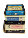 Working JC Penney 8-Track Stereo Clock AM/FM Radio w/ 3 boxes of 8-Track Tapes