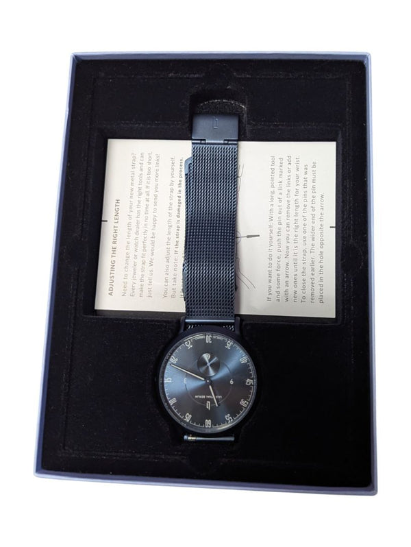 Lilienthal Berlin L1 All Blue – Wristwatch with Extra Straps
