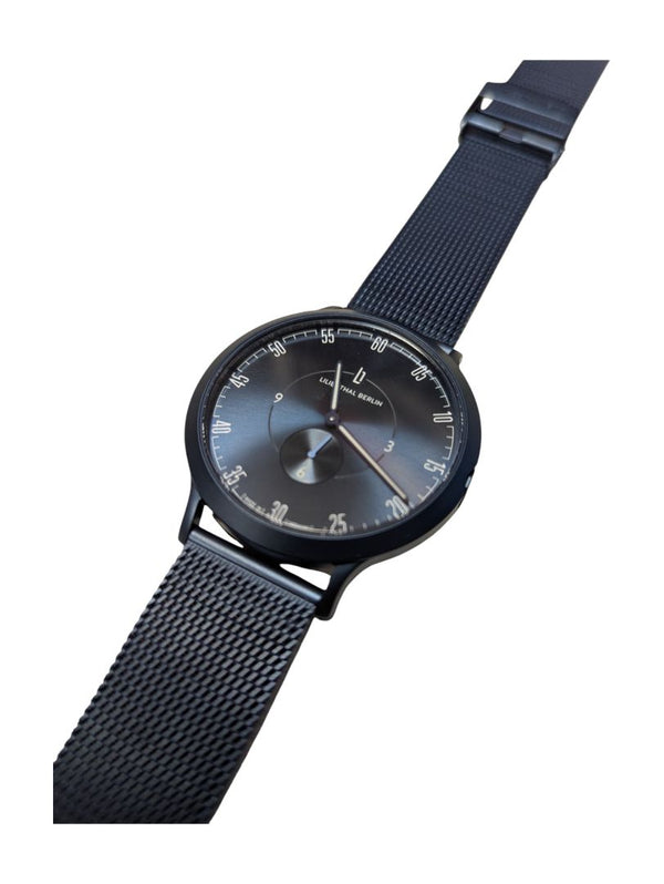 Lilienthal Berlin L1 All Blue – Wristwatch with Extra Straps