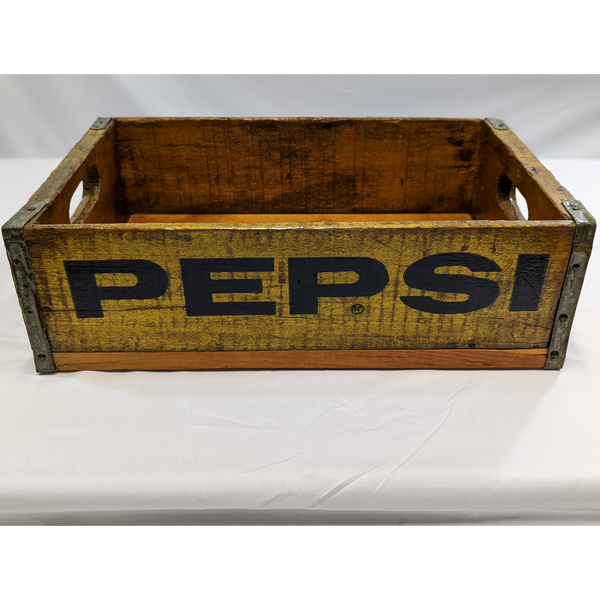 Yellow Pepsi Vintage Crate Furniture & Home Decor KW Consignment Inc. 42.97