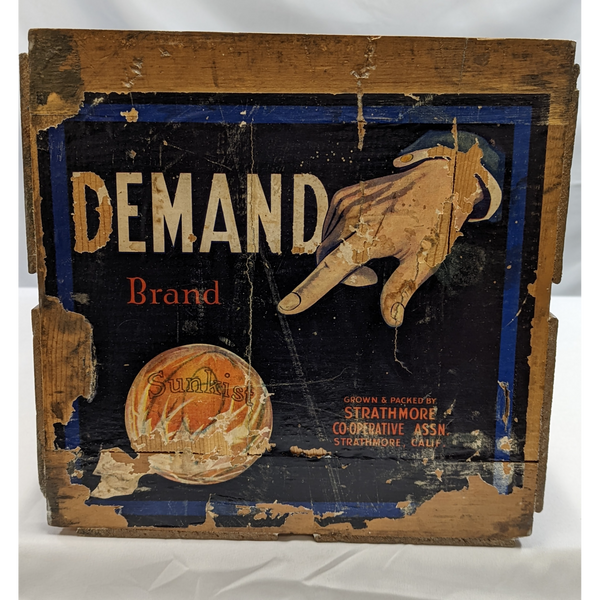 Demand Vintage Oranges Crate Furniture & Home Decor KW Consignment Inc. 48.45