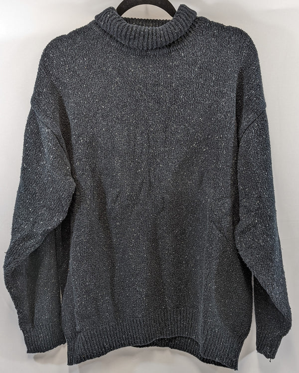 Grey Blue Rodeo Turtleneck Sweater Mens KW Consignment Inc. 25.99