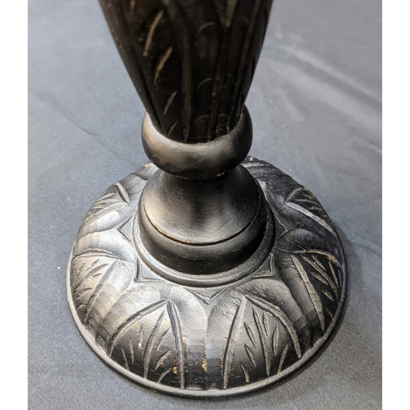 Set of 2 Wooden Candle Holders Furniture & Home Decor KW Consignment Inc. 90.00