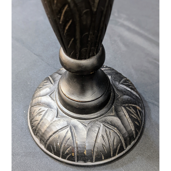 Set of 2 Wooden Candle Holders Furniture & Home Decor KW Consignment Inc. 90.00