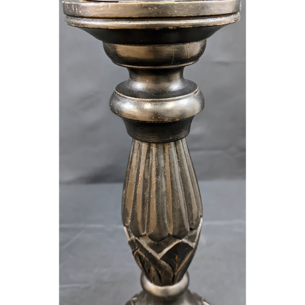 Set of 2 Wooden Candle Holders Furniture & Home Decor KW Consignment Inc. 90.00