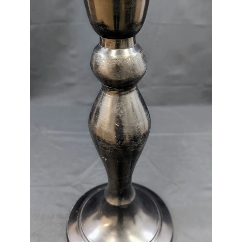 Set of 2 Wooden Candle Holders Furniture & Home Decor KW Consignment Inc. 90.00