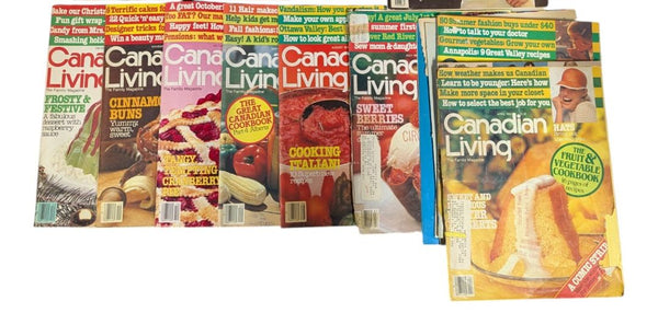 Collection of 16 Vintage Canadian Living Magazines – 1978–1982