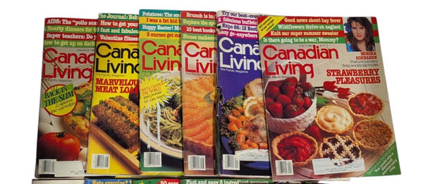 Collection of 11 Canadian Living Magazines – 1986