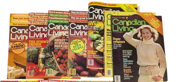 Collection of 16 Vintage Canadian Living Magazines – 1978–1982