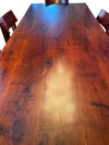 Acacia Hardwood Dining Table with 6 Chairs