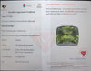 $4,320 Appraisal - 5.4 ct Cert. Rutile Peridot gemstone