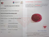 $5,100 Appraisal - 2.55 ct Cert. Red Ruby gemstone