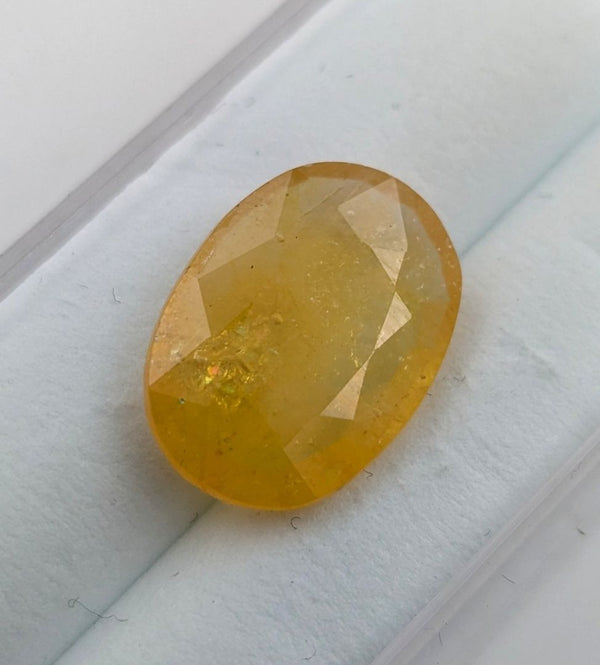 $8,934 Appraisal - 6.55 ct Cert. Yellow Sapphire gemstone