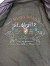 Black Hugo Boss Leather Jacket