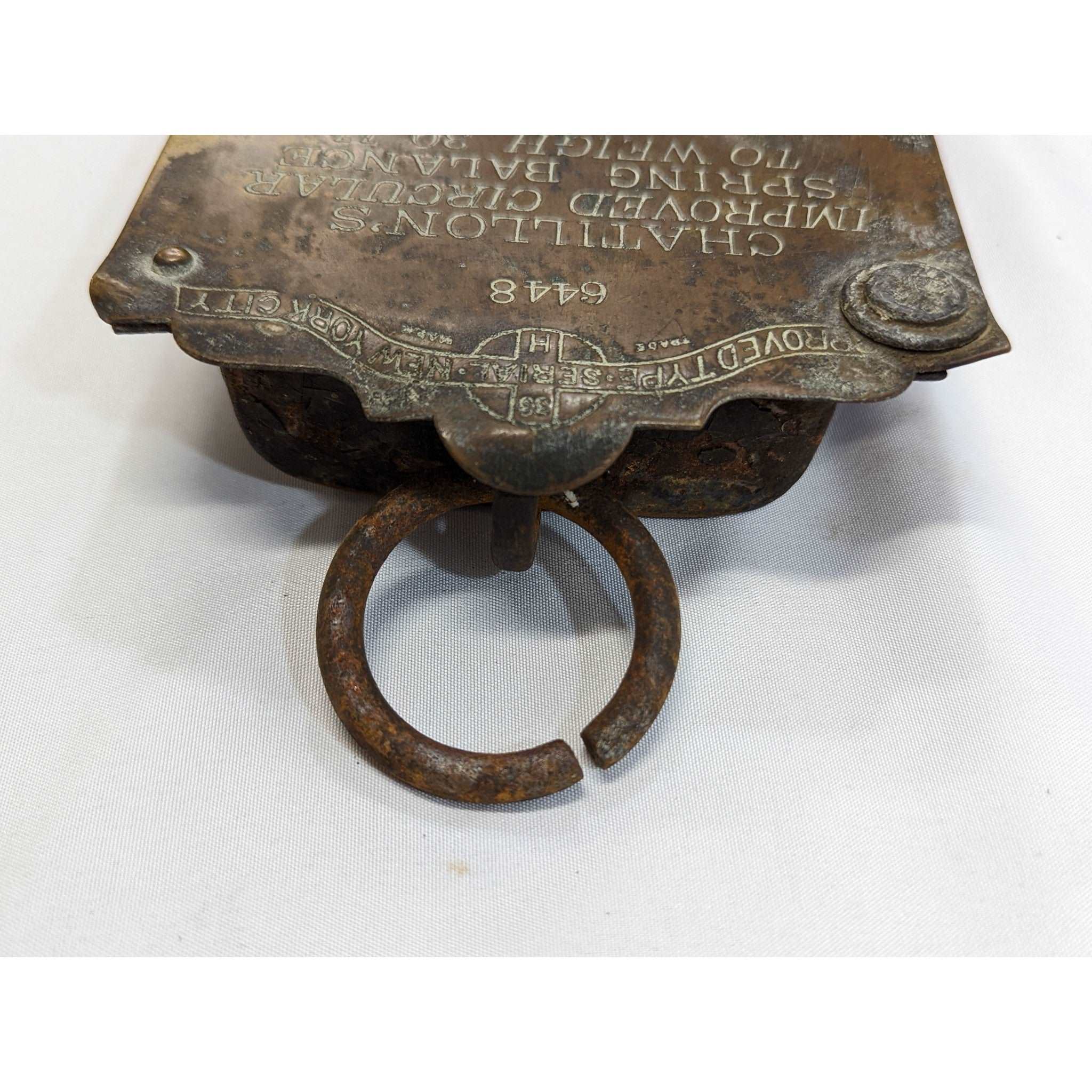 Antique Brass Milk Scale Unique Finds KW Consignment Inc. 45.59