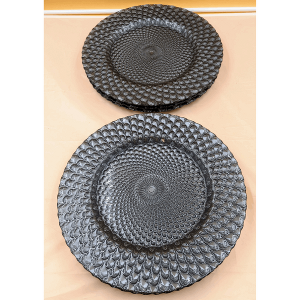 Set of 8  Elegant Charger Plates Furniture & Home Decor KW Consignment Inc. 220.00