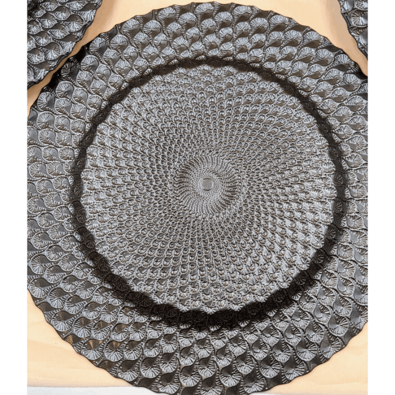Set of 8  Elegant Charger Plates Furniture & Home Decor KW Consignment Inc. 220.00