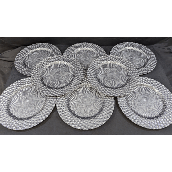 Set of 8  Elegant Charger Plates Furniture & Home Decor KW Consignment Inc. 220.00