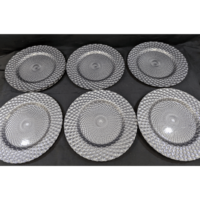 Set of 8  Elegant Charger Plates Furniture & Home Decor KW Consignment Inc. 220.00