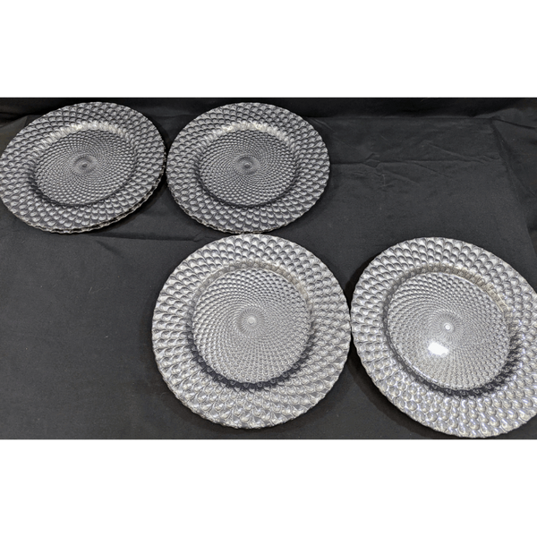 Set of 8  Elegant Charger Plates Furniture & Home Decor KW Consignment Inc. 220.00