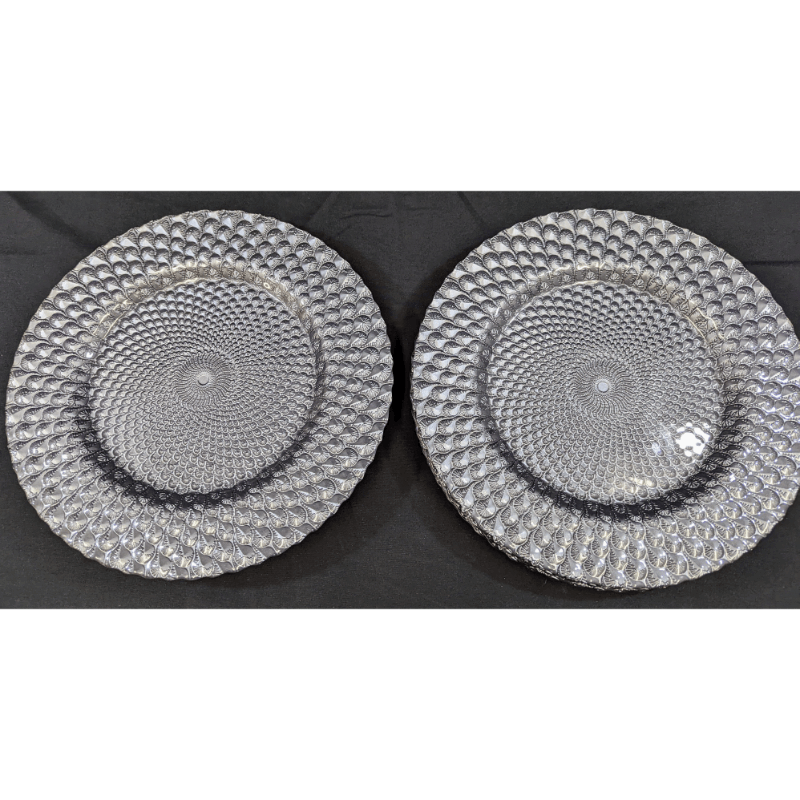 Set of 8  Elegant Charger Plates Furniture & Home Decor KW Consignment Inc. 220.00