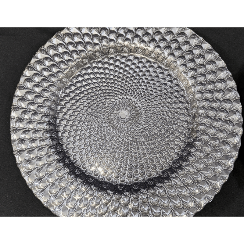 Set of 8  Elegant Charger Plates Furniture & Home Decor KW Consignment Inc. 220.00