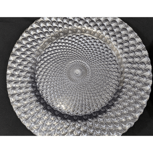 Set of 8  Elegant Charger Plates Furniture & Home Decor KW Consignment Inc. 220.00